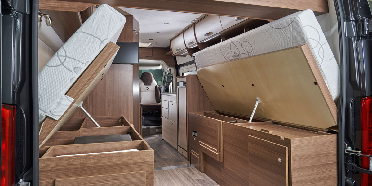 Bravia Swan 636 Van Betten Stauraum