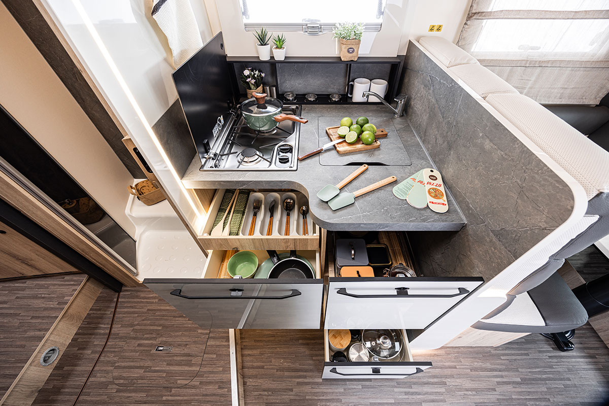 Wohnmobil Miller Louisiana Innenansicht