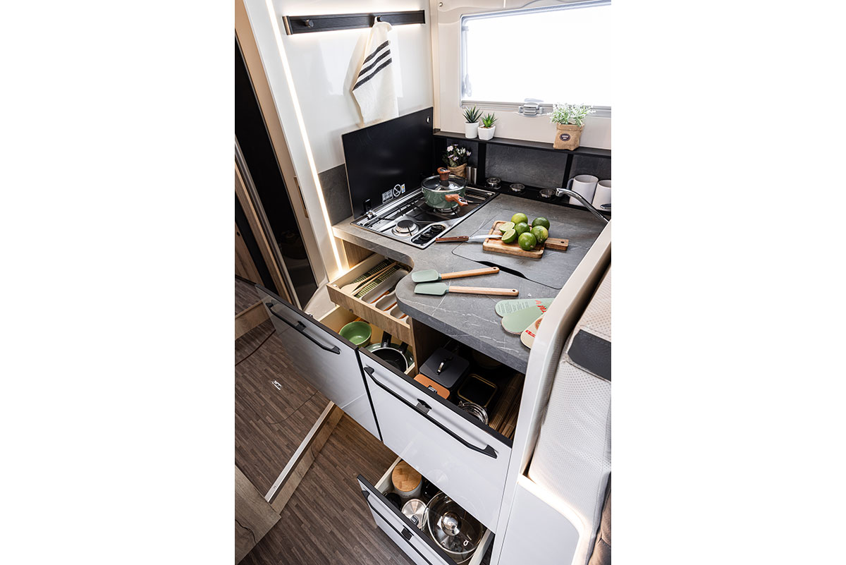 Wohnmobil Miller Louisiana Innenansicht