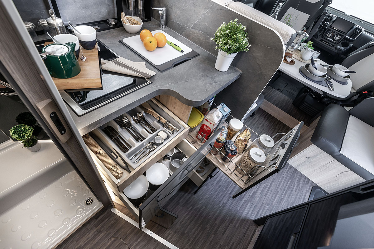Wohnmobil Miller M-Liner 1 Innenansicht